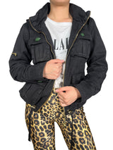 Chaqueta Con Capucha Oculta