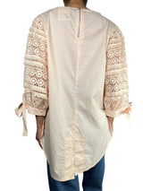 Blusa Mangas Guipur