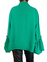 Blusa Mangas Aglobadas