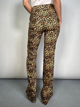Pantalón Elasticado Animal Print