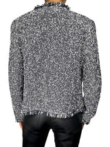 Chaqueta Tejida Bicolor