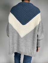 Sweater Tejido Tricolor