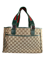 Cartera GG Canvas Web Sherry Line