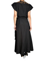 Vestido Wrap Bordado