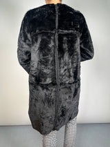 Abrigo Peludo Piel Sintética