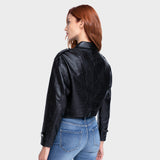 Campera Snake Black Ecocuero