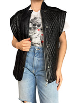 Chaqueta Cuero Sin Mangas