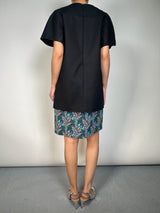 Vestido Borde Estampado