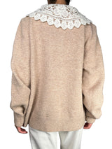 Sweater Cuello Crochet