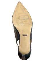 Flats Cuero Con Tacón