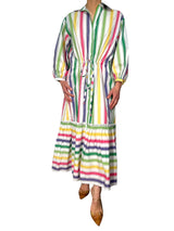 Vestido Camisero Rayado