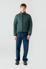 Parka Verde Oscuro Sin Capucha Hombre - Sin Batería