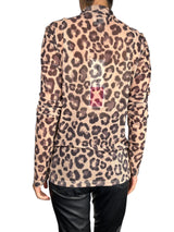 Polera Traslúcida Animal Print