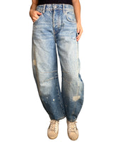 Jeans Mid Rise Barrel