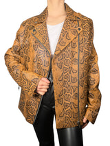 Chaqueta Cuero Snake