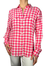Camisa Lino Cuadros