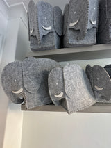 Set 7 Elefantes Fieltro Organizadores