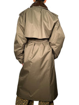 Trench Con Forro de Piel Desmontable