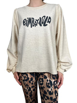 Polerón Beige Bordado Frontal