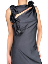 Vestido Asimétrico Satinado