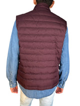 Parka Burdeo Sin Mangas