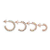 Set 4 Aros y Un Dije