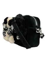 Bandolera Janey Pom Pom Gamuza