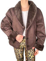 Chaqueta Gamuza y Pelo Sintético