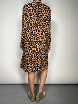 Vestido Viscosa Animal Print