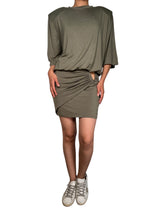 Vestido Verde Hombreras