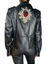 Chaqueta Ecocuero Lentejuelas