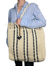 Bolso Tejido Flecos