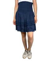 Falda Broderie Fruncida