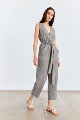 Enterito Abotonado Lino