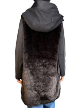 Abrigo Piel Sintética