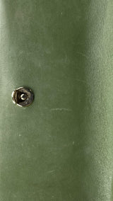 Cartera Cuero Verde