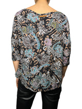 Remera estampa Tigres y Flores