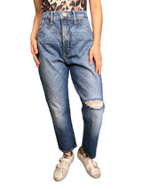 Jeans Straight High Rise Nevado