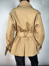 Trench Corto Beige