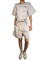 Enterito Denim Floreado