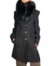 Abrigo Cuello Piel Sintética