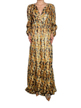 Vestido Seda Fibras Metalizadas