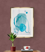 Abstracción minimal verde