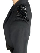 Blazer Aplicaciones en Hombro