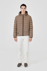 Parka Café con Capucha Hombre - Sin Batería