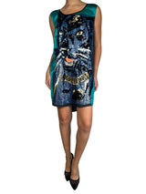 Vestido Lentejuelas Pantera