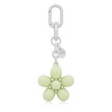 Llavero verde palo Puffed Daisy Flower
