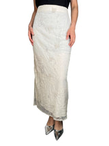 Falda Bordada Mostacillas