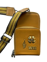 Bandolera Cuero Camel Love