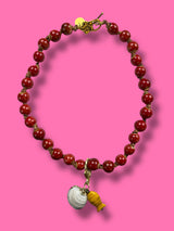 Collar Cerámica Rojo